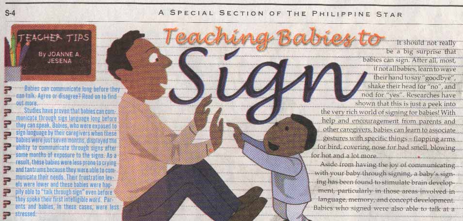 Teaching Babies to Sign